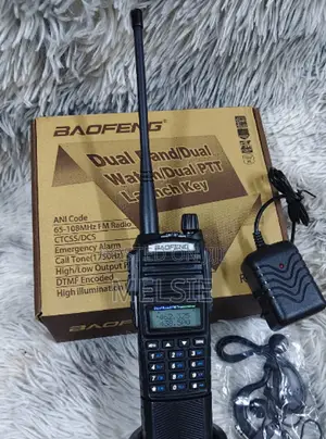 Baofeng Uv-82 Walkietalkie Radio; Has a Dual-Band Handheld Transceiver