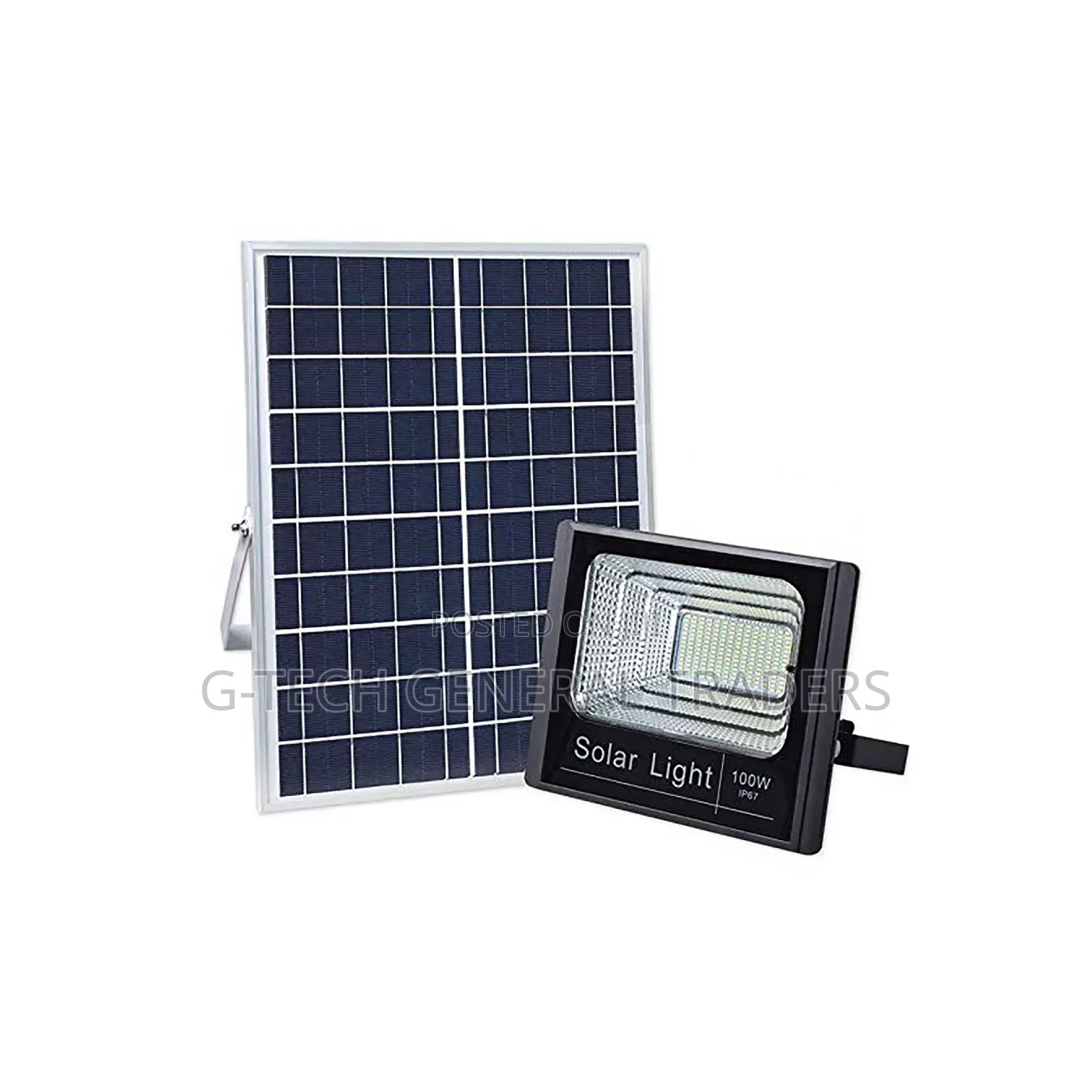 Generic Us-100w All Weathered Solar Floodlight System