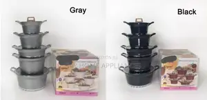 Bosch 10pieces Cookware Colours: Grey and Black