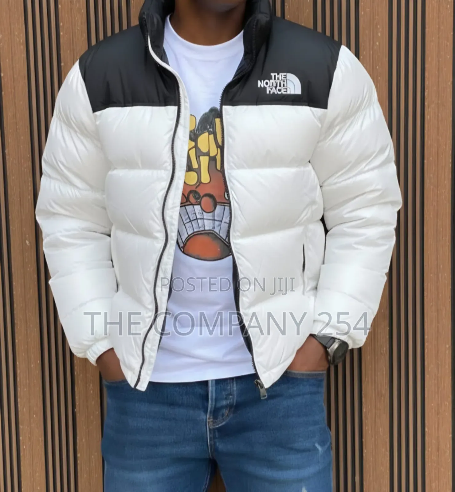 Quality Leather Casual Men Puffed North Face Jackets