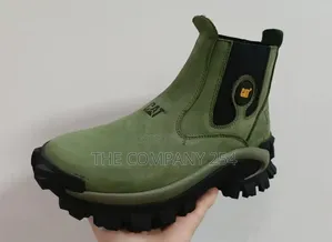 Smart Casual Design Cat Slip on Outdoor Safety Boots Leather Shoes