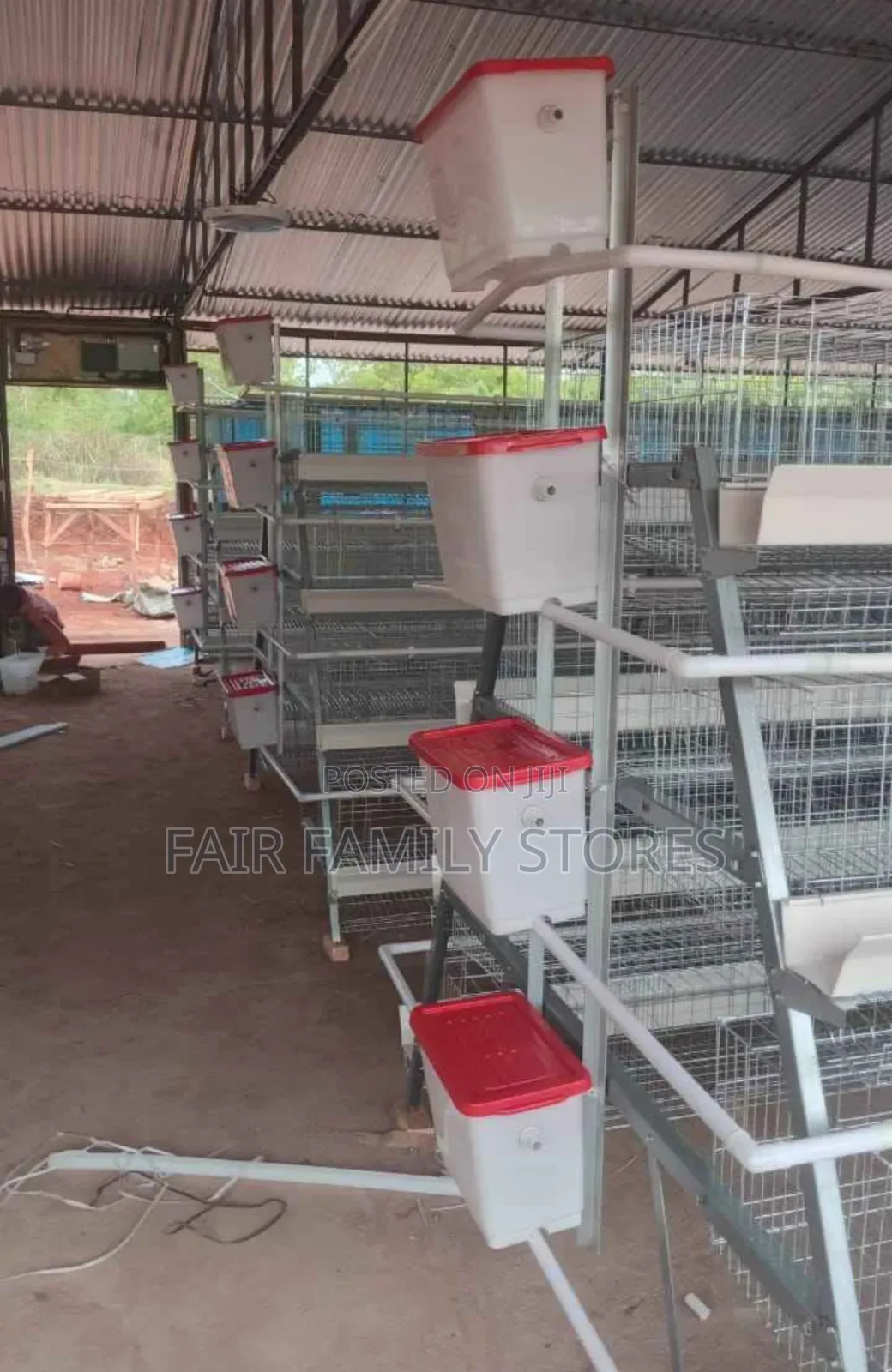 128 Birds Poultry Cage (Layer/Broiler Cage System)