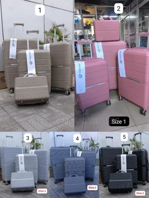 Unbreakable 4in1 Multicolored Size 1 Double Zip Rubber Suitcase