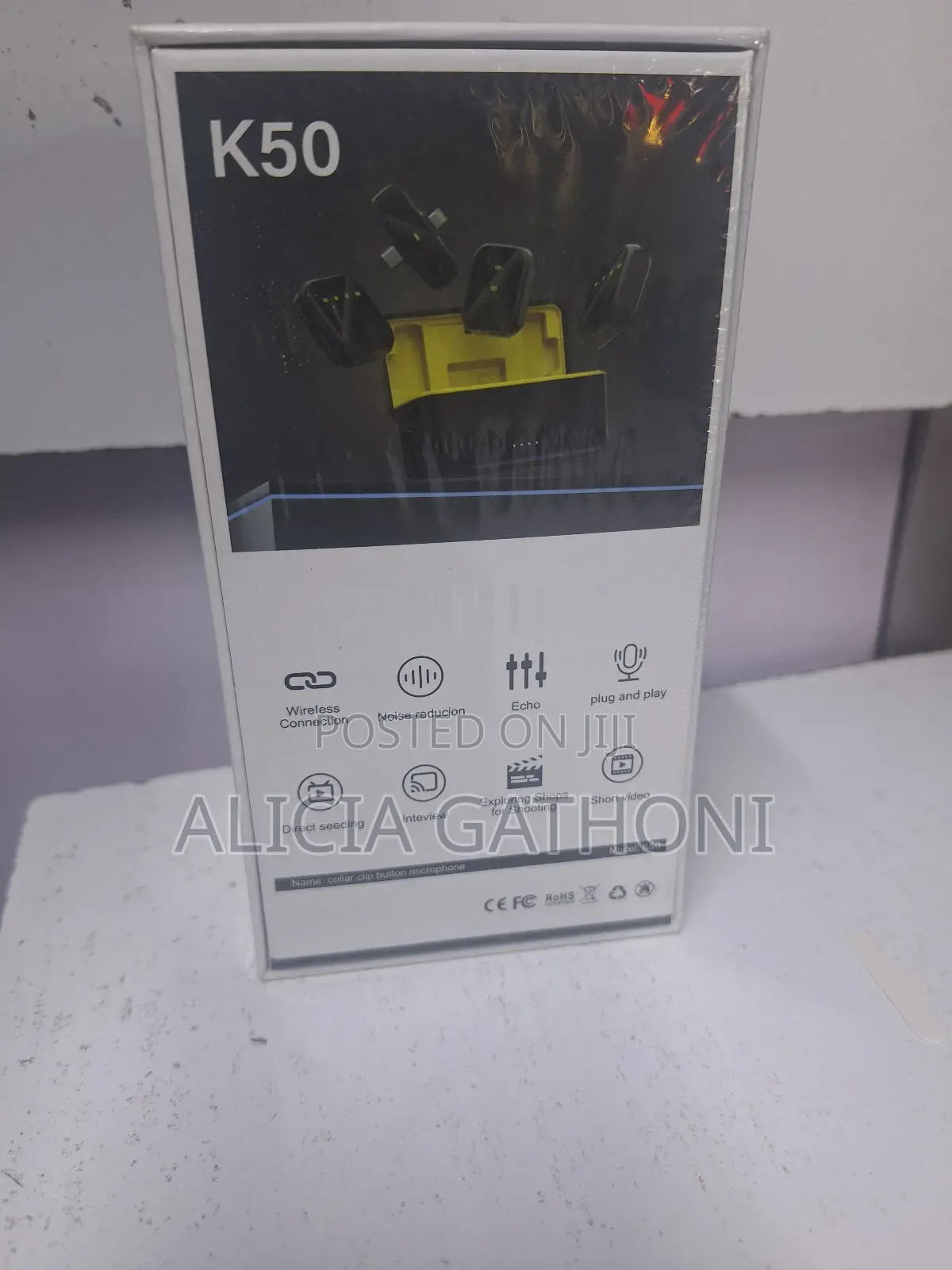  Wireless Lavelier Microphone for Typec/ iPhone /Camera