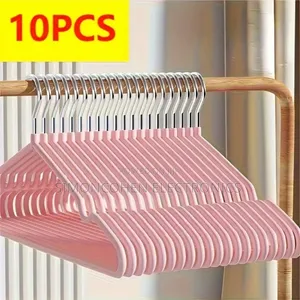 10pcs Clothes Hangers With Antislip Stainless Steel