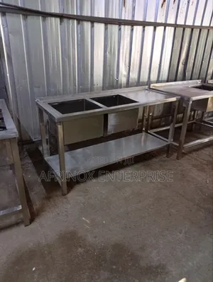 2 Bowls Stainless Steel Sink, Payment on Delivery