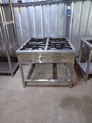 4 Burners Jiko, Stainless Steel, Ready Made and Payment Is on Delivery