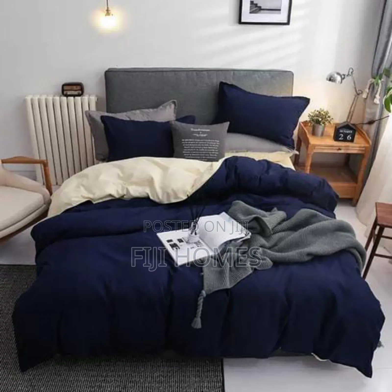 Plain Double-Sided Color Cotton Duvet Covers - 5 by 6 / 6 by 6