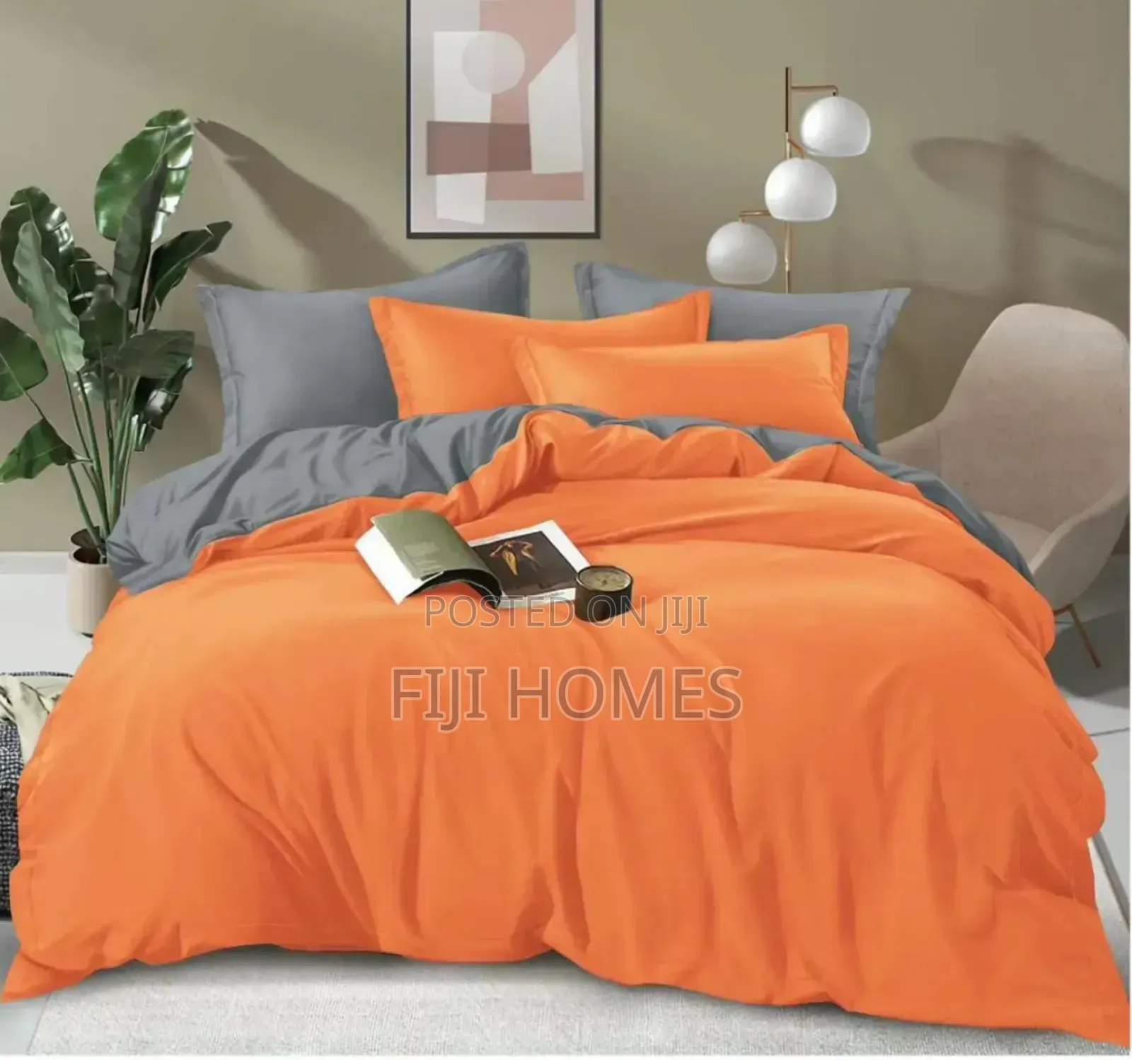 Plain Double-Sided Color Cotton Duvet Covers - 5 by 6 / 6 by 6