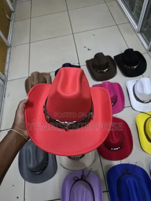 Red Stylish Cowboy Hats at 1000
