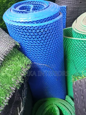 Blue Themed Anti Slippery Mats Environmental Friendly PVC Approved