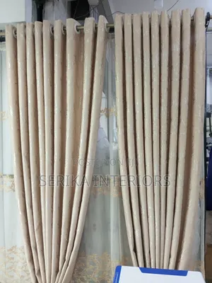 Curtains Baige Curtains Environmental Friendly Dust Sorted