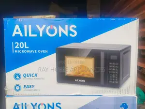 20 Litres Ailyons Digital Microwave Available in Silver and Black