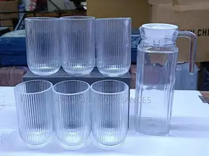7pcs Quality Jug Set 
1.3 L Jug
440 Ml Glasses