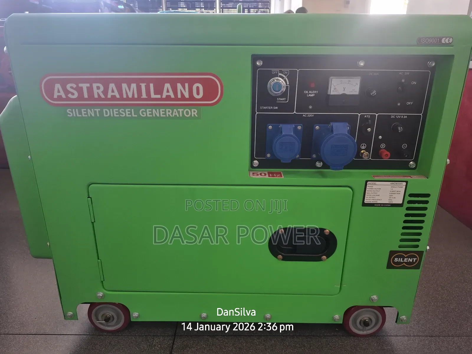 Astramilano Silent Diesel Generator