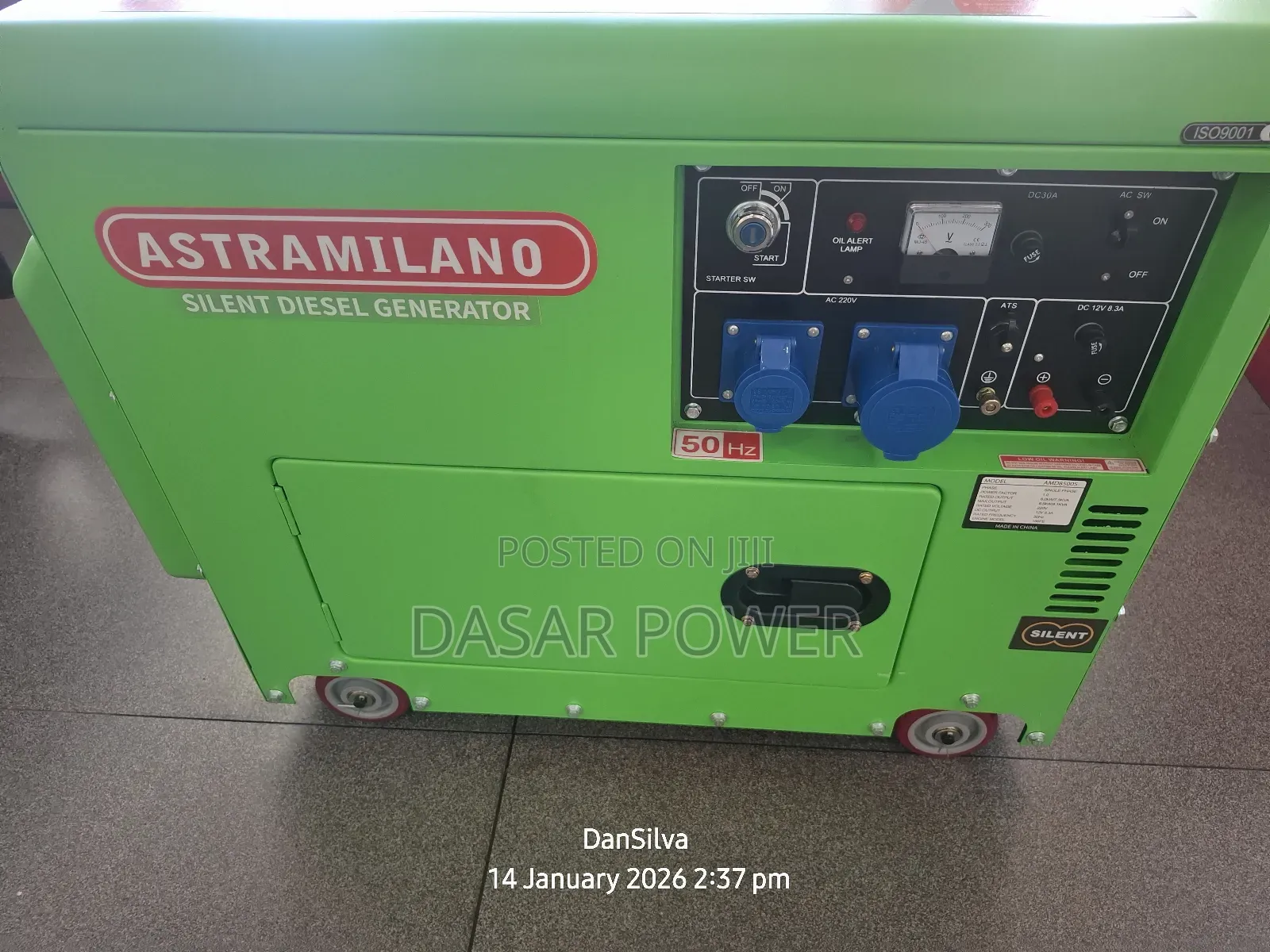 Astramilano Silent Diesel Generator