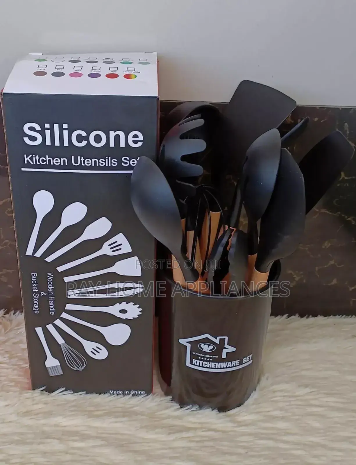 12pieces Silicone Spoons Set