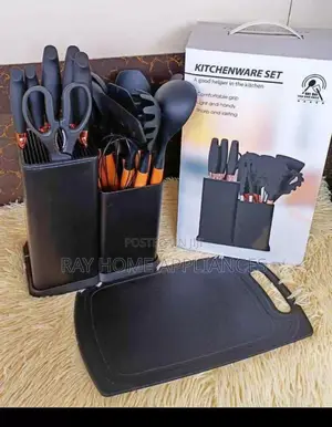 19pieces Executive Silicone Spoons
 Color: Black