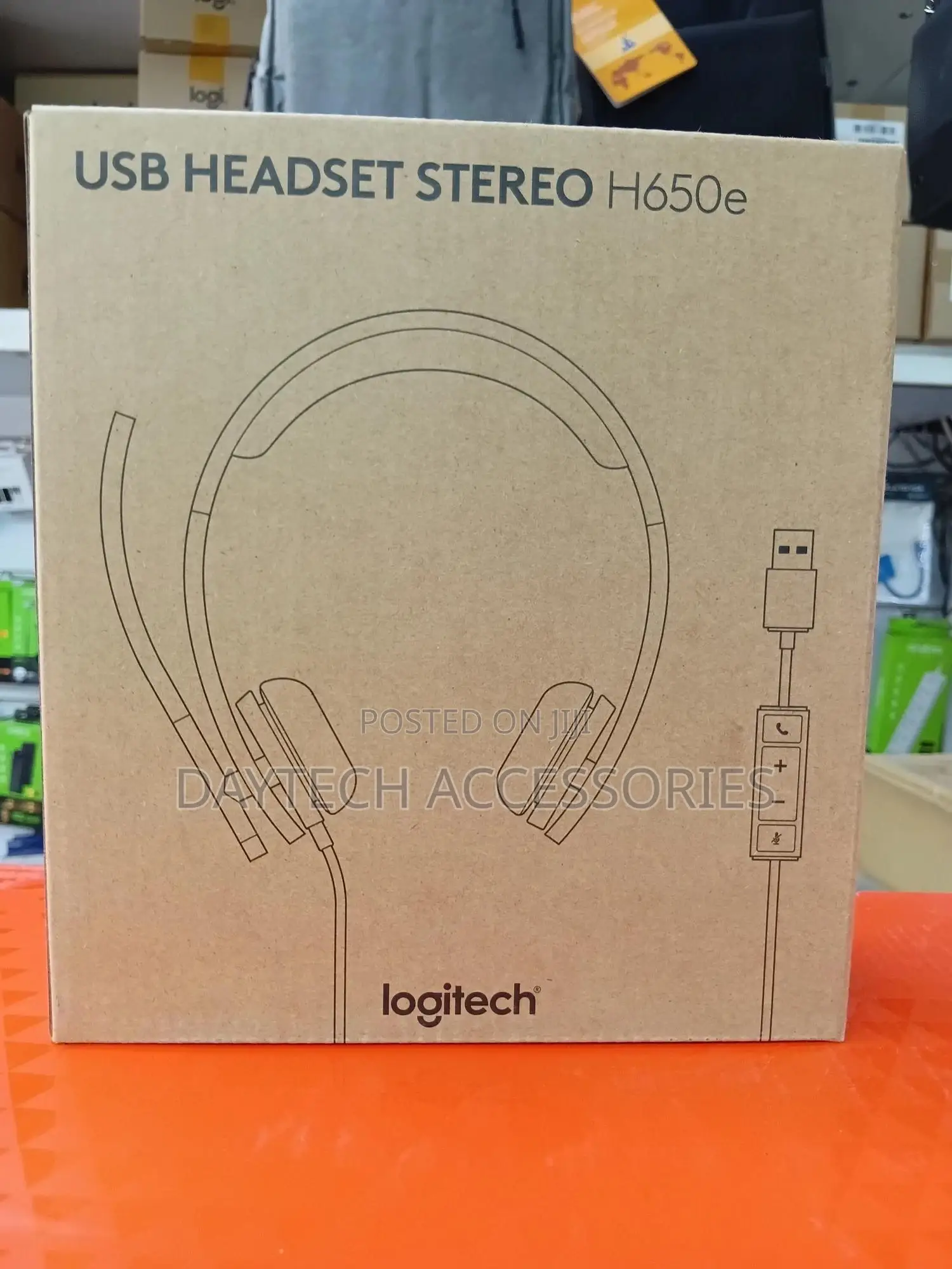Original Logitech Usb Headset H650e.
