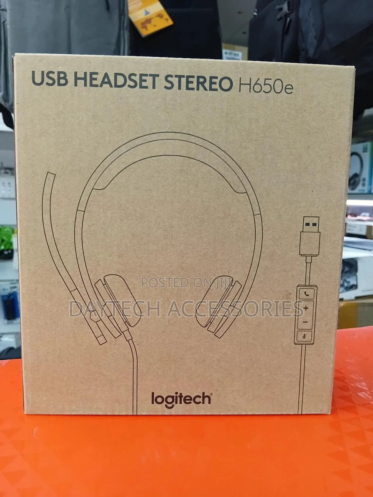 Original Logitech Usb Headset H650e.