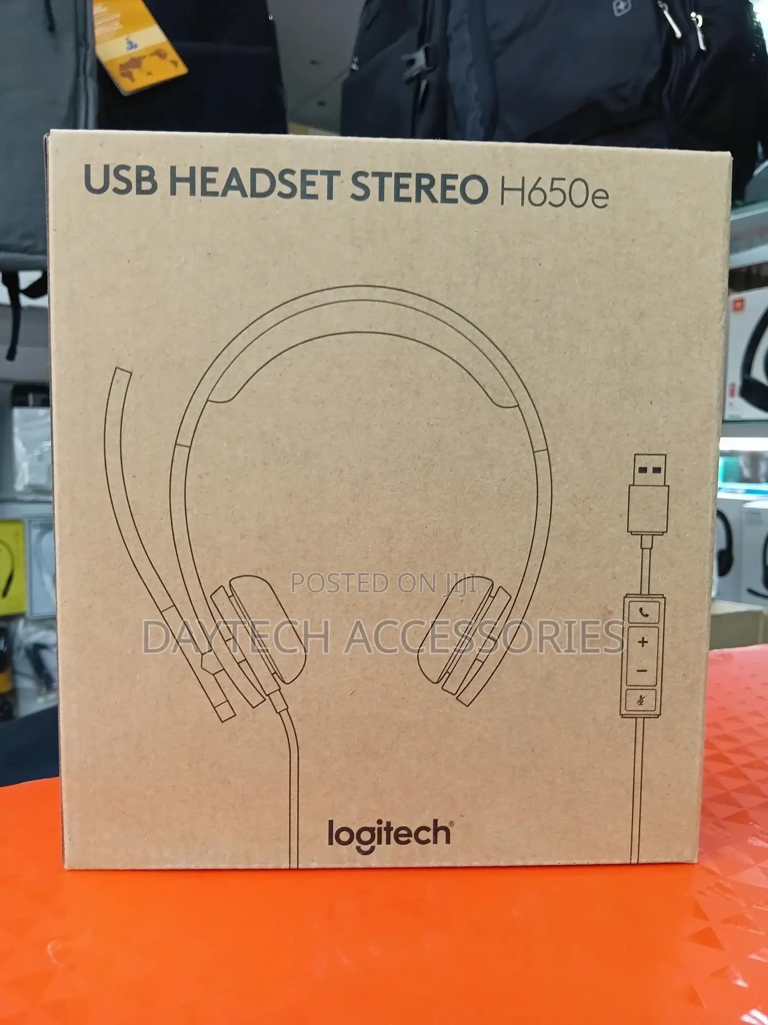 Logitech H650e Usb Wired Headset - Black