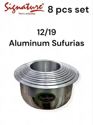 Signature Aluminum Sufurias 
8pieces