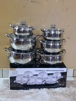 12pcs Edenberg Stainlessset
Capacity
1.9ltrs
2.6l
3.6l
4.7l
6.1l
7.6l