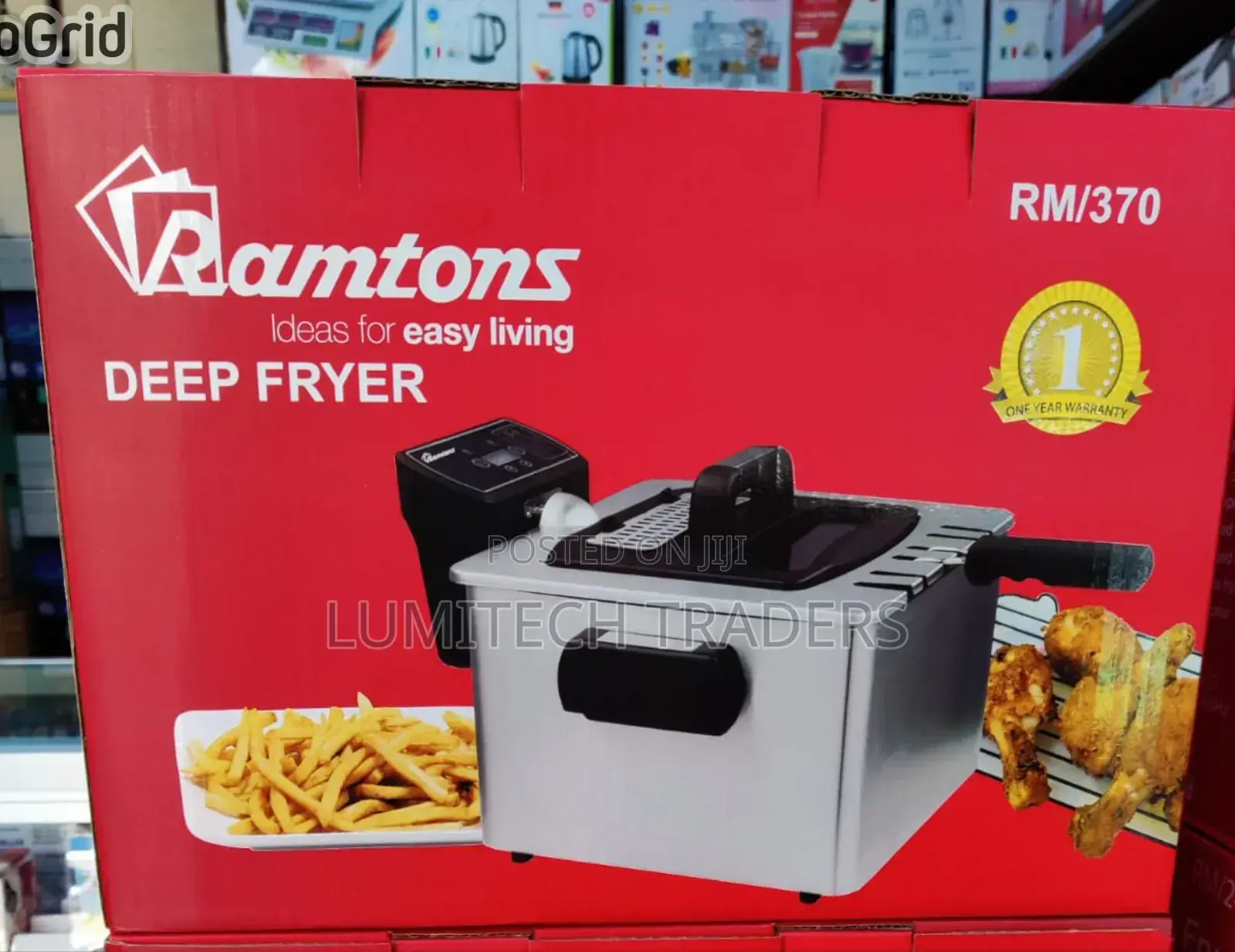 Ramtons Deep Fryer 4.5litres (Double)
