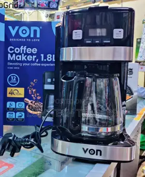 Von Coffee Maker, Digital ,Black VCMD-901dk