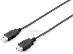 Equip Usb Cable a -> a Male/Female 5 M Polybag Black