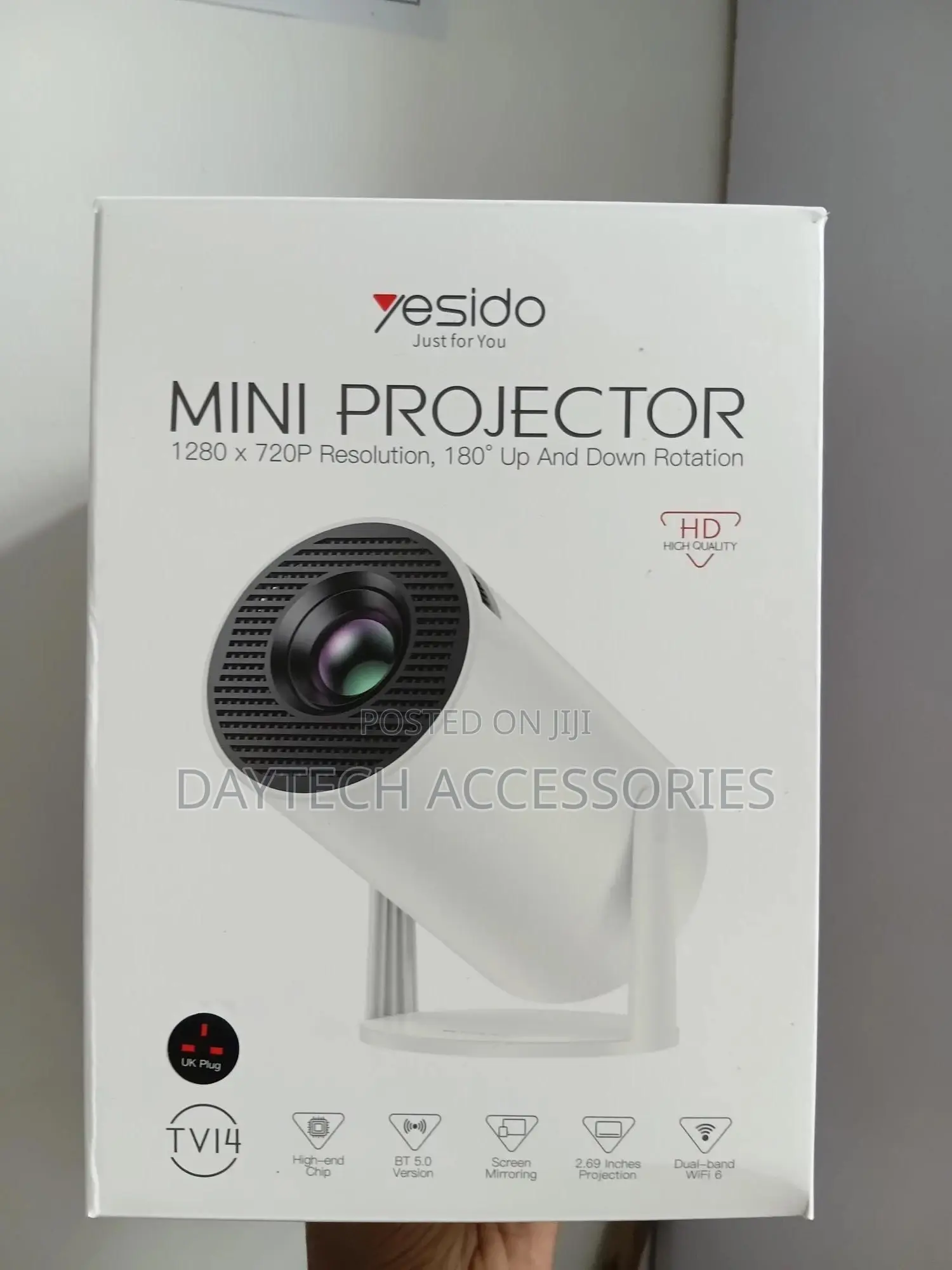 The Yesido Mini Tv14 Portable Android-Powered Projector.