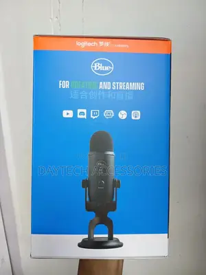 Logitech Blue Yeti Premium Multi-Pattern Usb Microphone-Black
