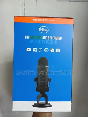 Logitech Blue Yeti Usb Microphone for Gaming, Streaming Podcast.