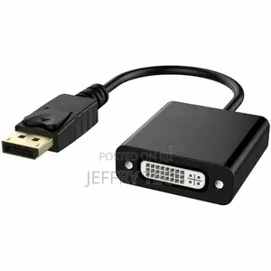Displayport to Dvi Adapter, 1080p Hd Video Converter for Pc, Laptop, A