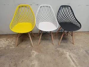Meshed Aemesh Chair S . White, Black, Yellow