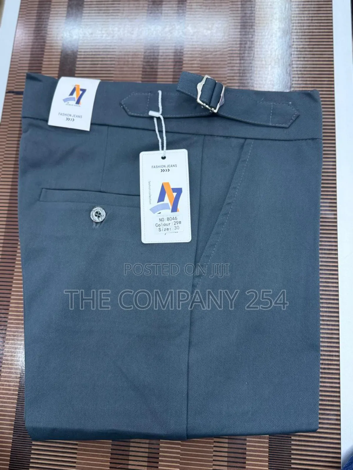 Quality Casual Vintage Plain Official Adjustable Chino Pant Available
