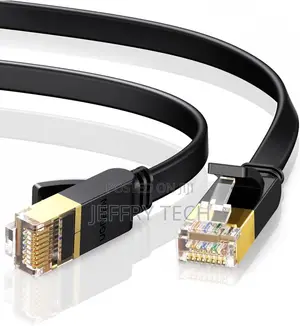 Cat7 Ethernet Cable, High Speed 10gbps 600mhz/S Shielded Lan Cord Fla