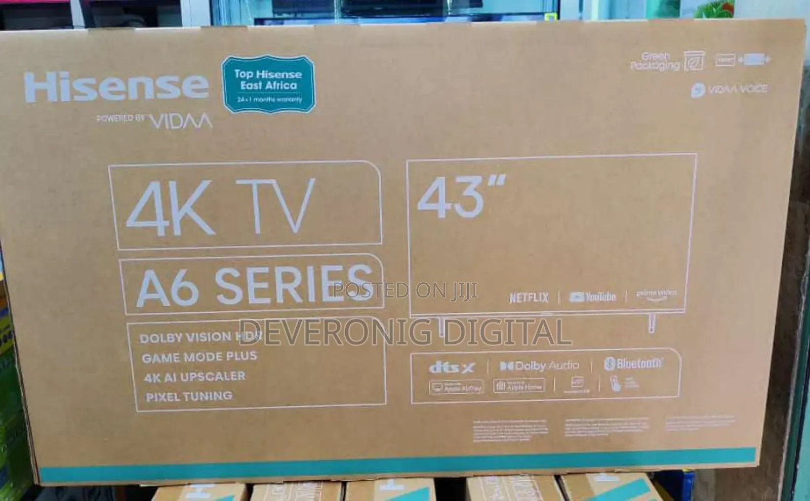 *Hisense 43inch" Smart A6