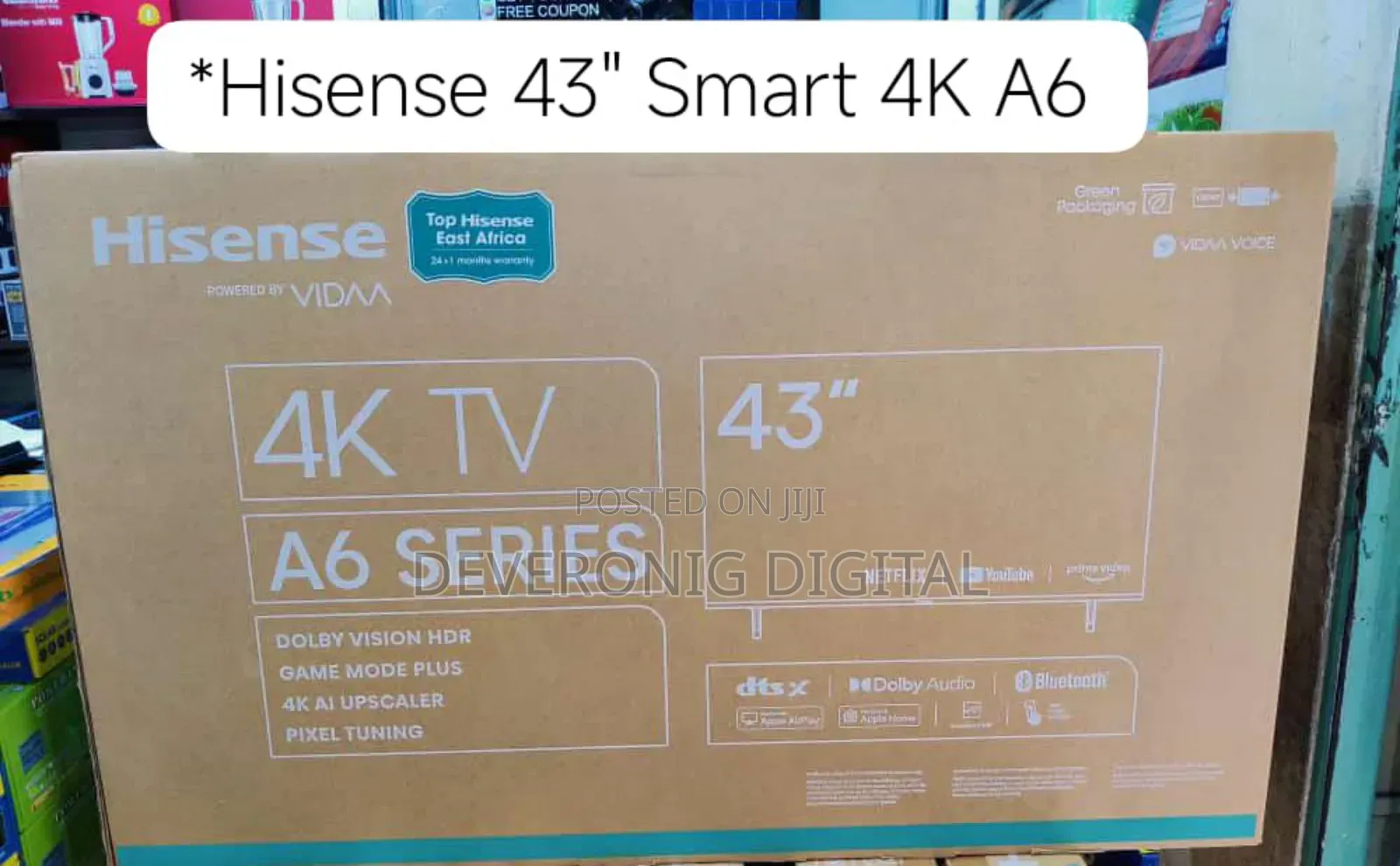 *Hisense 43inch" Smart A6