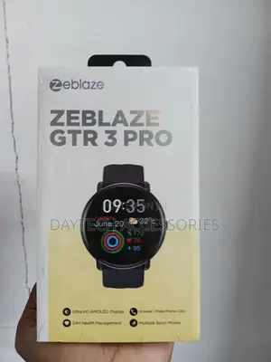 Zeblaze GTR 3 Pro Amoled Display Smart Watch Fitness Wellness.