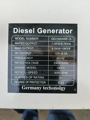 Pulsar 10kva Super Silent Diesel Generator