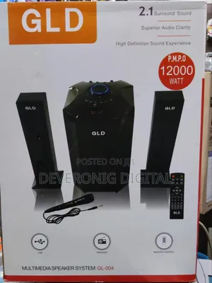 GLD 004 Multimedia Speakers + Subwoofer
