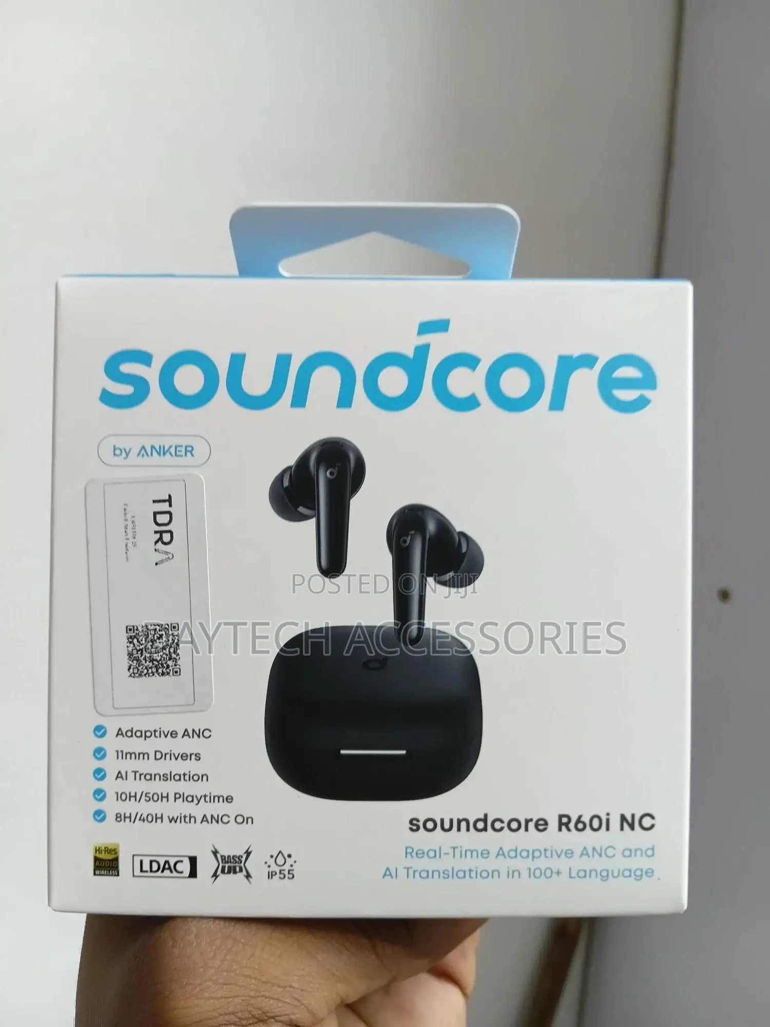 Anker Soundcore Wireles Earbuds R60i Nc - Black