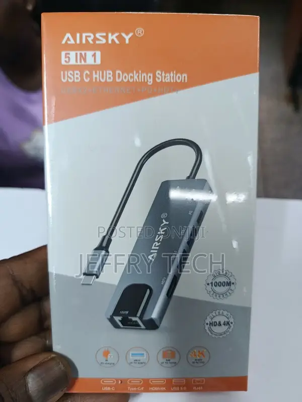 Usb C Hub, 5 in 1 Usb C at 32hz Hdmi Adapter