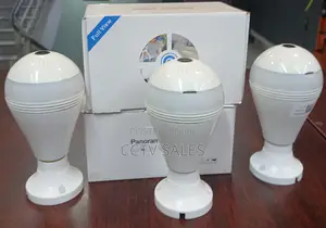 Indoor One Lens Bulb CCTV Camera With Audio and Light