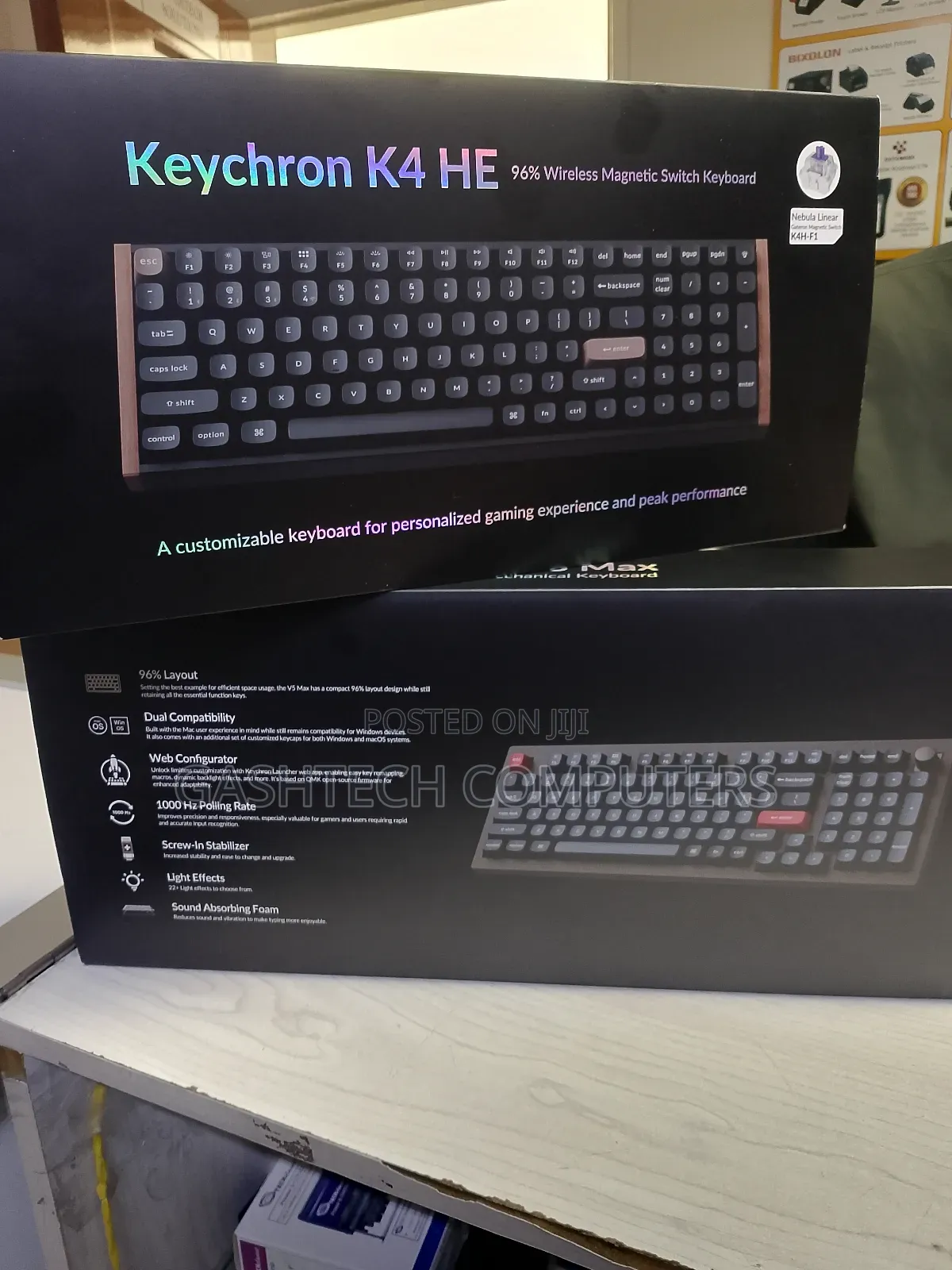 Keychron He Wireles Magnetic Keyboard