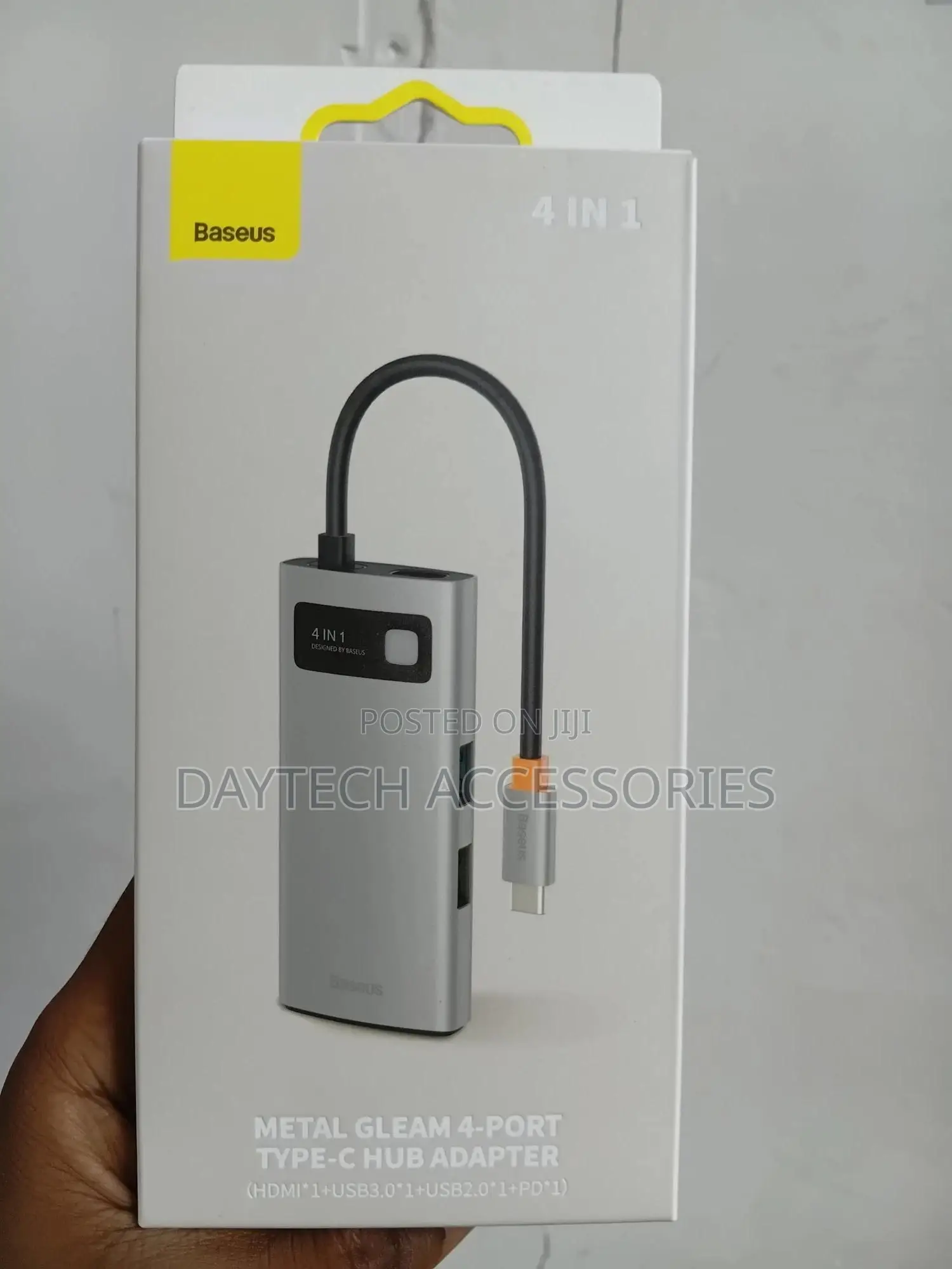 Baseus Metal Gleam 4 In1 Multifunctional Hub Usb Type C Hub