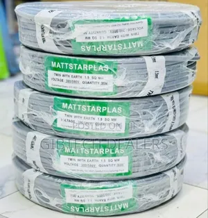 Mattstar 1.5mm 90m Cable Twin With Earth