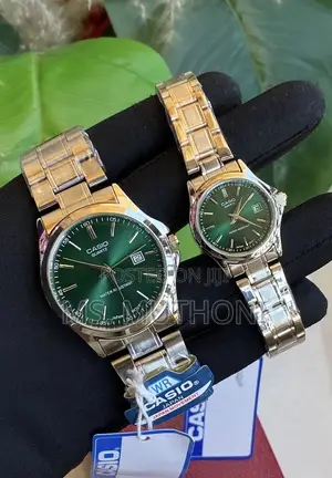 A Pair of Casio Enticer Watches, ( His Hers )