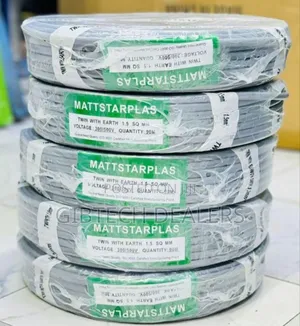 Mat Star 1.5mm 90m Twin With Earth Flat Electrical Cable